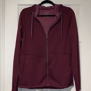LL Bean zip up hoodie🍷